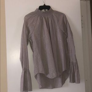 Grey and silver shirt